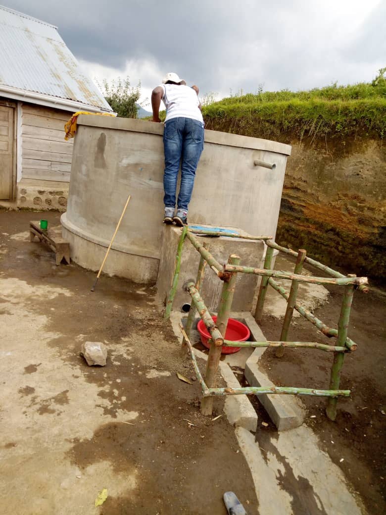 Collecte d’eau de pluie et adductions à Nyiragongo et Rutshuru — vue 2