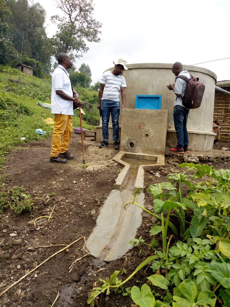 Collecte d’eau de pluie et adductions à Nyiragongo et Rutshuru — vue 3