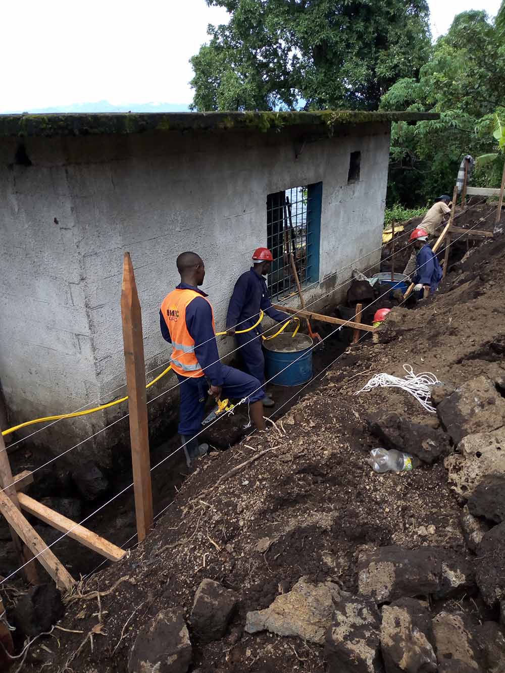 R&eacute;habilitation de la station de pompage et de drainage &agrave; Kyeshero