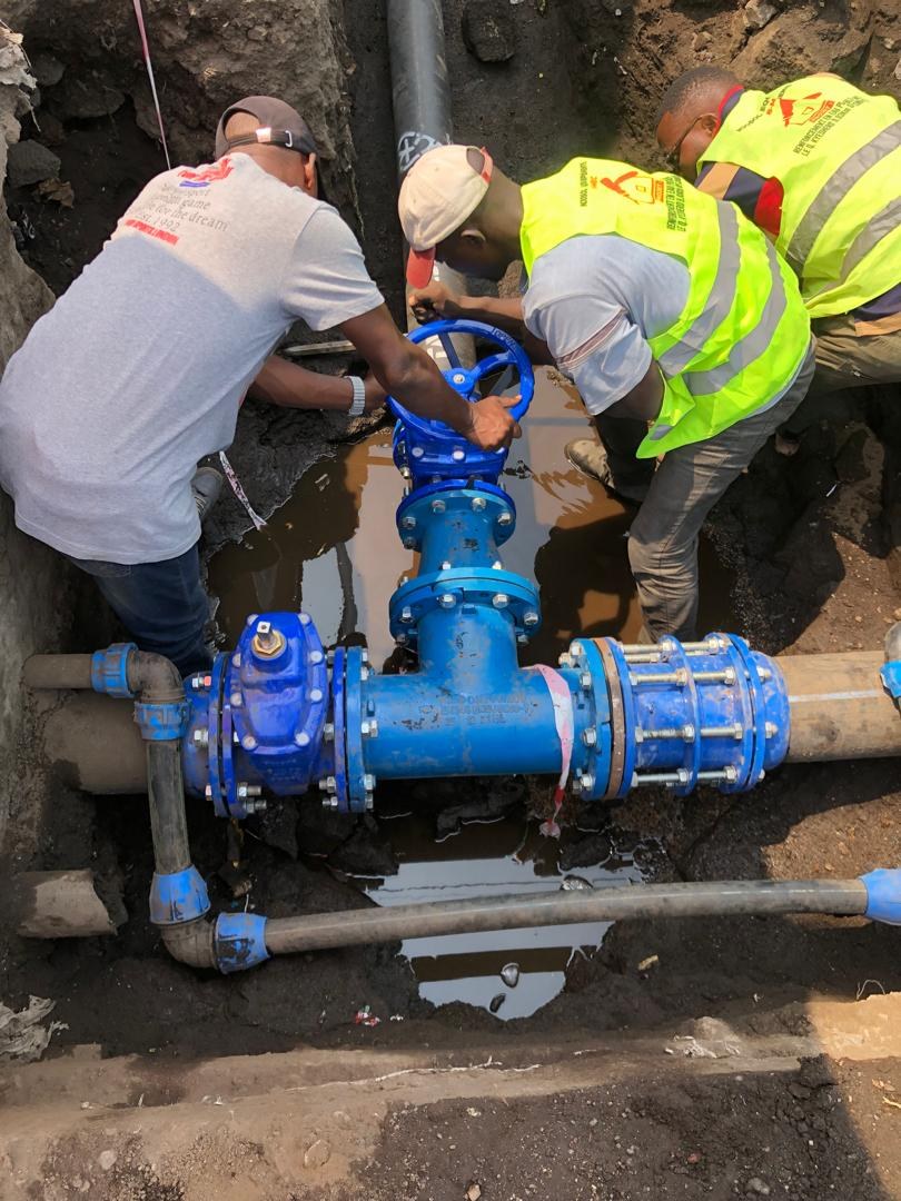 Renforcement du réseau de distribution d’eau de Kyeshero — vue 3