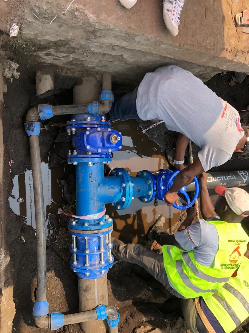 Renforcement du réseau de distribution d’eau de Kyeshero — vue 4