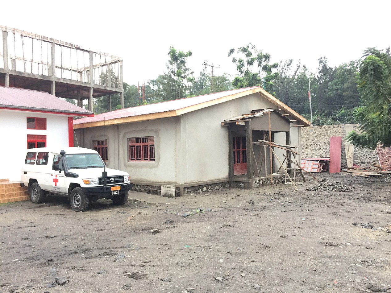 Réhabilitation du bloc administratif de la Croix-Rouge à Goma — vue 2